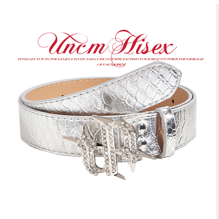 High-End Silver Rhinestone Buckle Waist Belt for Summer 2025 - Niche INS Style Accessories for Unique Fashion Statements High-End Silver Rhinestone Buckle Waist Belt for Summer 2025 - Niche INS Style Accessories for Unique Fashion Statements