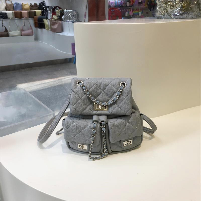 High-End Small Chanel-Style Diamond Quilted Chain Backpack - Versatile Commuter Bag for 2024 Fashion Trends High-End Small Chanel-Style Diamond Quilted Chain Backpack - Versatile Commuter Bag for 2024 Fashion Trends