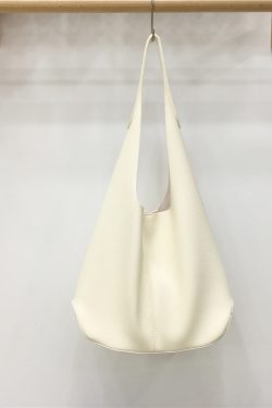 High-End Soft Creamy Yellow Large Capacity Shoulder Tote Bag - Influencer Style, Fashionable and Chic for Everyday Use