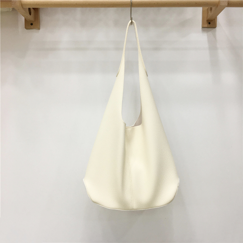 High-End Soft Creamy Yellow Large Capacity Shoulder Tote Bag - Influencer Style, Fashionable and Chic for Everyday Use High-End Soft Creamy Yellow Large Capacity Shoulder Tote Bag - Influencer Style, Fashionable and Chic for Everyday Use