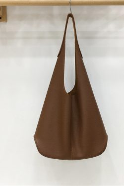 High-End Soft Creamy Yellow Large Capacity Shoulder Tote Bag - Influencer Style, Fashionable and Chic for Everyday Use