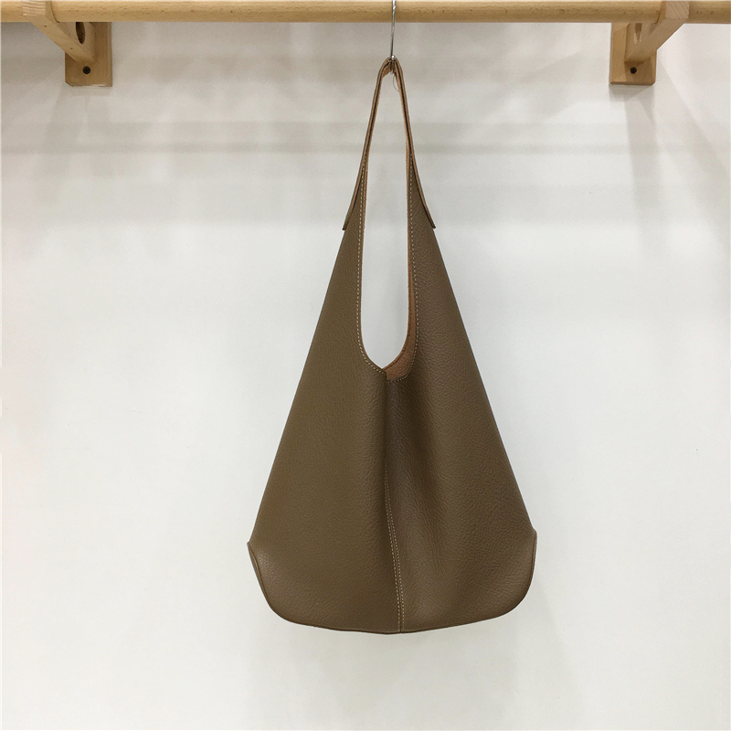 High-End Soft Creamy Yellow Large Capacity Shoulder Tote Bag - Influencer Style, Fashionable and Chic for Everyday Use High-End Soft Creamy Yellow Large Capacity Shoulder Tote Bag - Influencer Style, Fashionable and Chic for Everyday Use