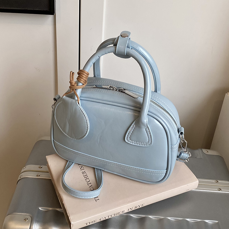 High-End Textured Handbag for Women - Trendy Bowling Tote & Crossbody Bag, Fashionable Design for 2025 High-End Textured Handbag for Women - Trendy Bowling Tote & Crossbody Bag, Fashionable Design for 2025