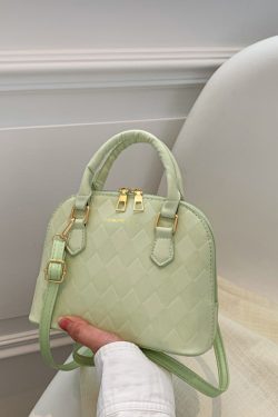 High-End Women's Textured Crossbody Bag - Versatile Retro Commuting Handbag in Niche Shell Design, Trendy 2025 Style