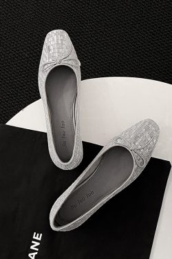 High-Heeled Genuine Leather Shallow Mouth Shoes for Women - Woven Design, Spring 2025, Sweet Style, Trendy Fashion Footwear