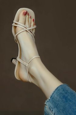 High-Heeled Sandals for Women - Summer Open Toe Design with Thin Straps, Chic Italy Corso Venezia Style