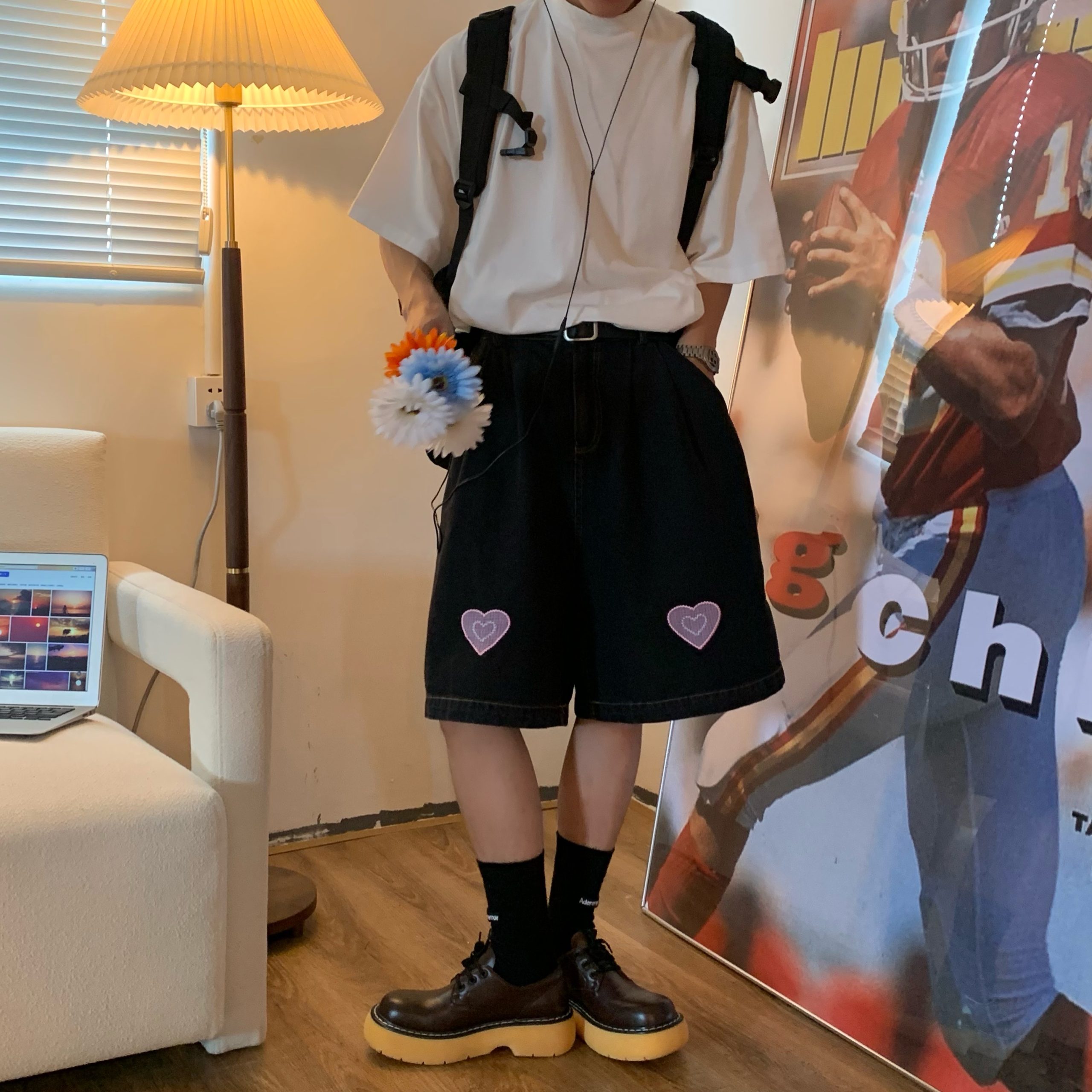 High Neck Solid Color T-Shirt - Handmade Korean Style Small Short Sleeve Tee for Trendy Summer Layering High Neck Solid Color T-Shirt - Handmade Korean Style Small Short Sleeve Tee for Trendy Summer Layering