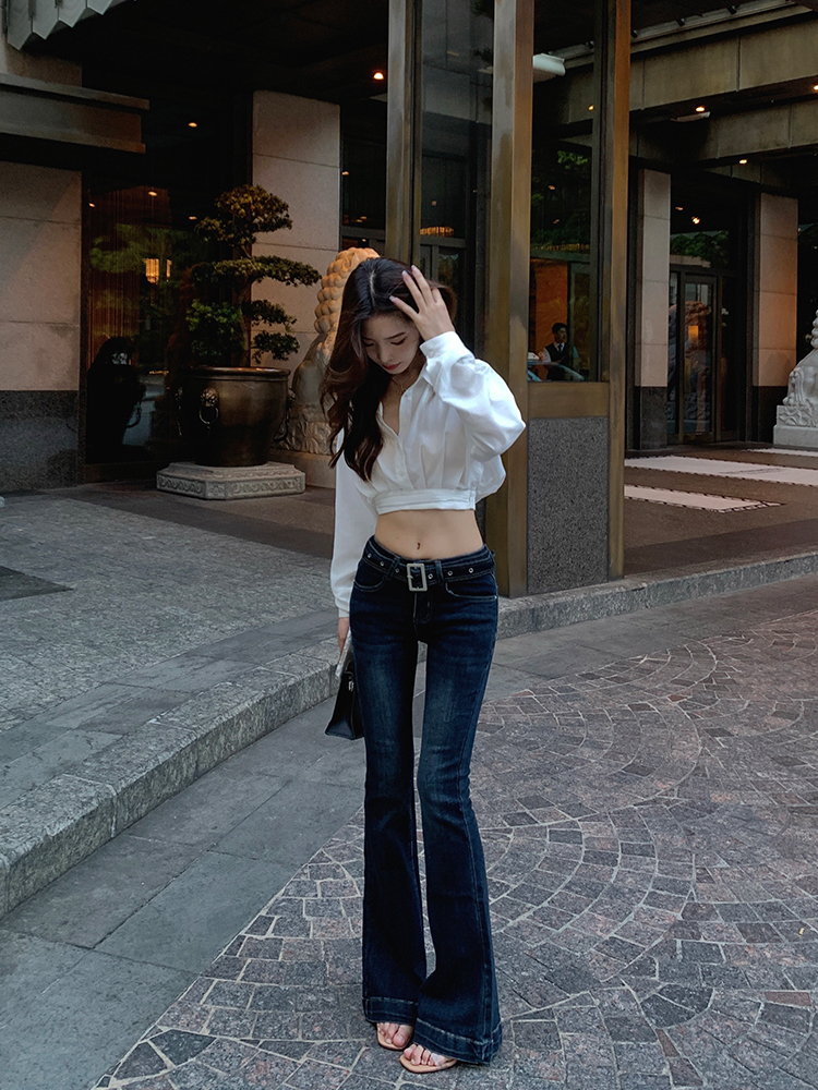 High-Quality Comic Print Long Legs Women's Vintage Mid-High Waist Slimming Flared Jeans for Summer Fashion High-Quality Comic Print Long Legs Women's Vintage Mid-High Waist Slimming Flared Jeans for Summer Fashion