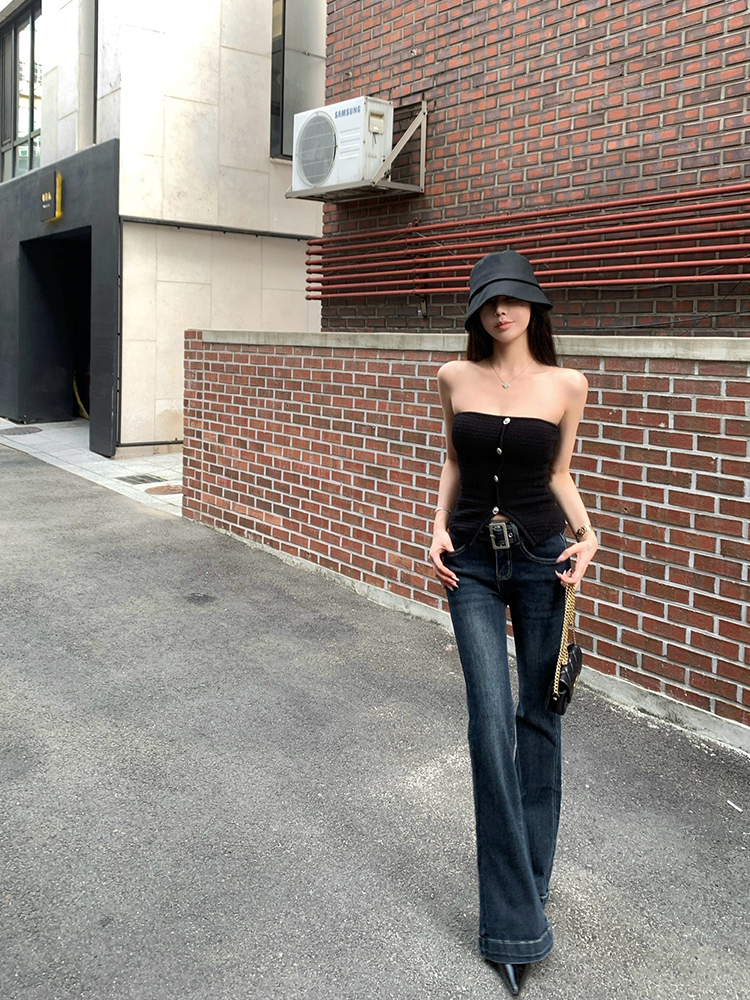 High-Quality Comic Print Long Legs Women's Vintage Mid-High Waist Slimming Flared Jeans for Summer Fashion High-Quality Comic Print Long Legs Women's Vintage Mid-High Waist Slimming Flared Jeans for Summer Fashion