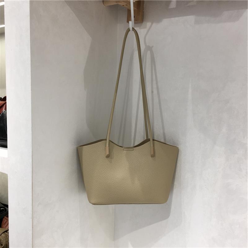 High-Quality Lychee Texture Women's Shoulder Tote Bag - Simple Versatile Commuter Style for Everyday Use High-Quality Lychee Texture Women's Shoulder Tote Bag - Simple Versatile Commuter Style for Everyday Use