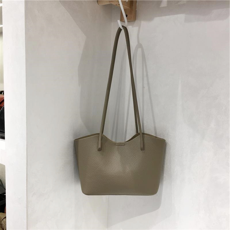 High-Quality Lychee Texture Women's Shoulder Tote Bag - Simple Versatile Commuter Style for Everyday Use High-Quality Lychee Texture Women's Shoulder Tote Bag - Simple Versatile Commuter Style for Everyday Use