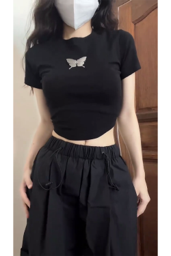 High Street American Cargo Pants for Women - Loose Casual Straight-Leg Hip-Hop K-Pop Dance Wear, Wide-Leg Sports Pants