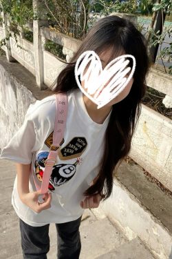 High Street American-Style Embroidered Badge Cotton Short-Sleeve T-Shirt for Girls - Summer Fashion for Junior High and High School