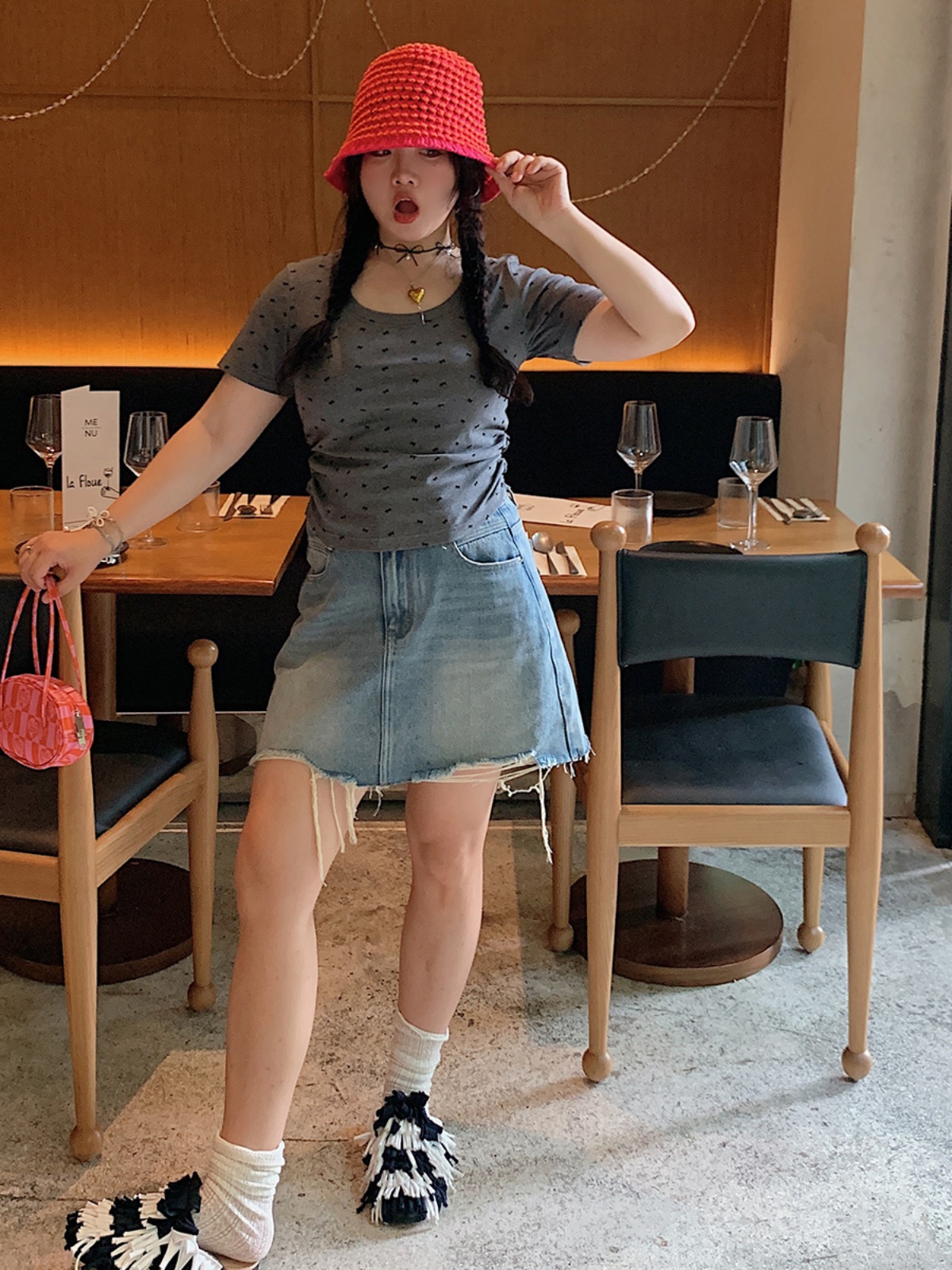 High Waist Plus Size A-Line Denim Skirt for Women - Summer 2025 Slimming Short Skirt, Trendy Casual Style High Waist Plus Size A-Line Denim Skirt for Women - Summer 2025 Slimming Short Skirt, Trendy Casual Style