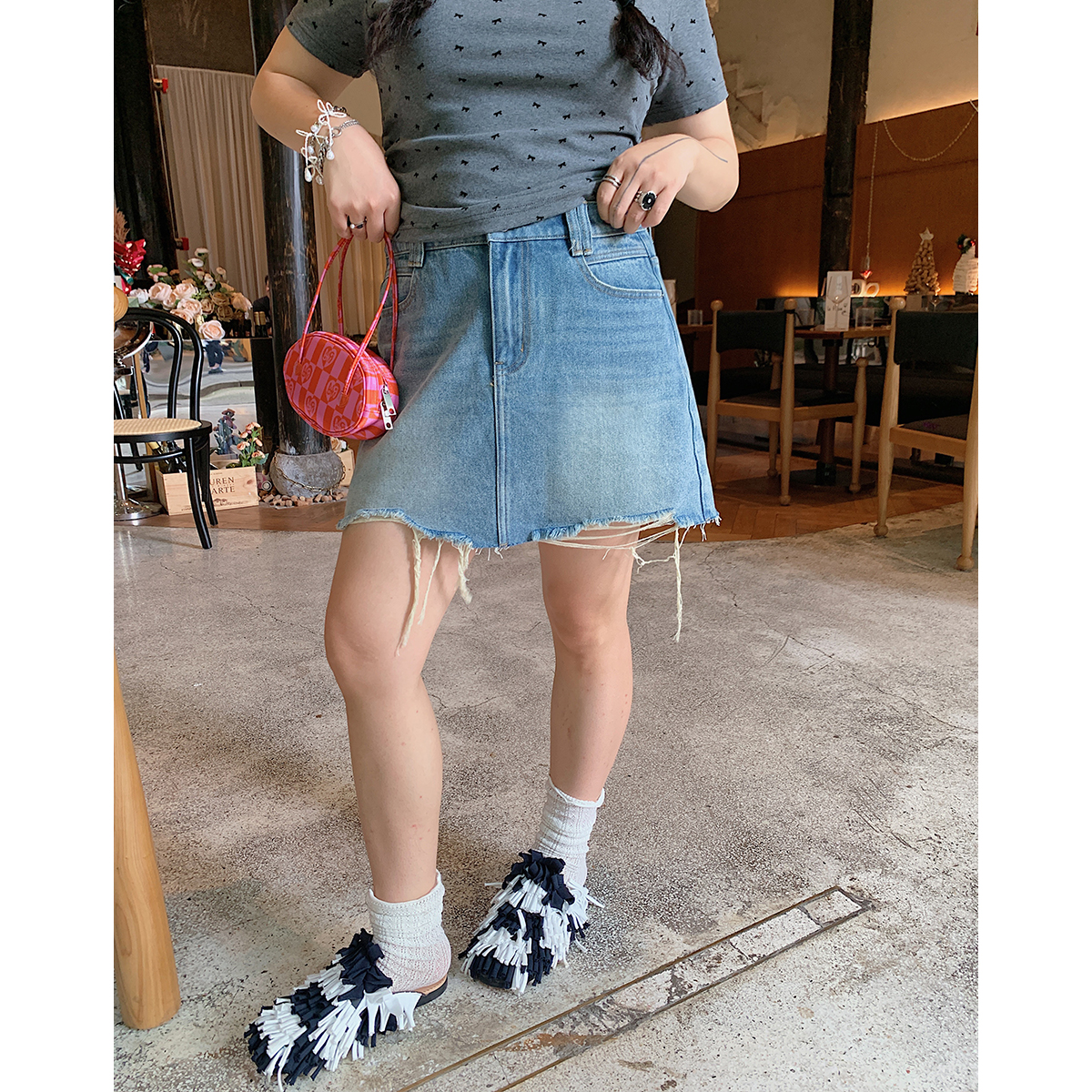 High Waist Plus Size A-Line Denim Skirt for Women - Summer 2025 Slimming Short Skirt, Trendy Casual Style High Waist Plus Size A-Line Denim Skirt for Women - Summer 2025 Slimming Short Skirt, Trendy Casual Style