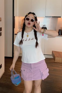 High Waist Plus Size Hot Girl Summer Skirt Pants - Trendy Half Skirt for Women - Fashionable Short Skirt 2025