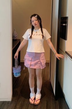 High Waist Plus Size Hot Girl Summer Skirt Pants - Trendy Half Skirt for Women - Fashionable Short Skirt 2025