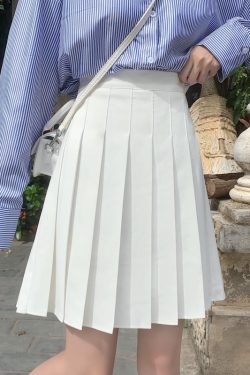 High-Waisted A-Line Pleated Skirt for Women, Plus Size Mid-Length Curvy Style, Autumn & Summer Essential