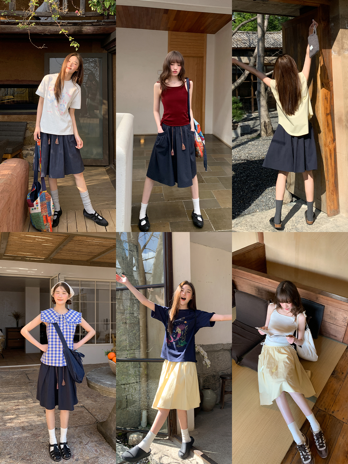 High-Waisted A-Line Short Skirt for Women, Elastic Pleated Big Pocket Tassel Design, Summer 2025 Petite Fashion Trend High-Waisted A-Line Short Skirt for Women, Elastic Pleated Big Pocket Tassel Design, Summer 2025 Petite Fashion Trend