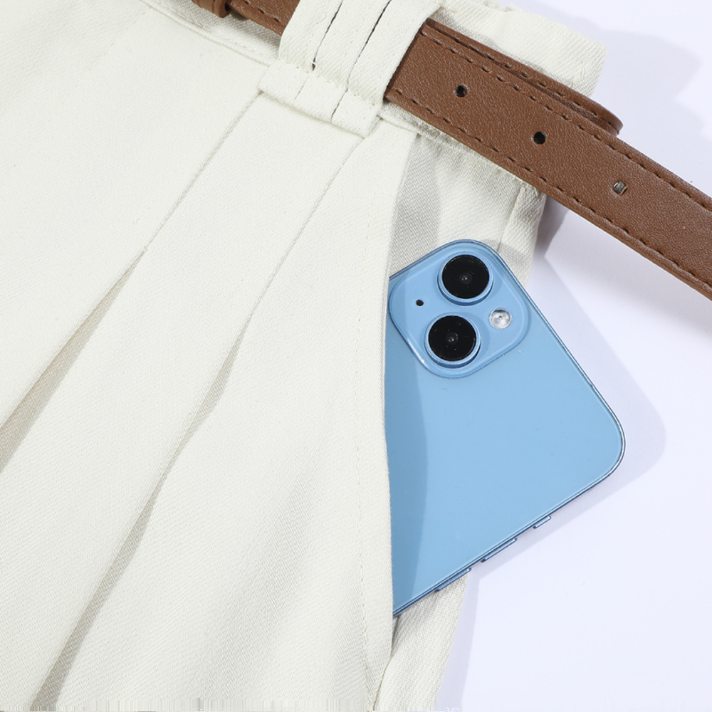 High-Waisted A-Line Skirt for Women - Simple College Style Mid-Length Umbrella Skirt for Spring/Summer 2025 High-Waisted A-Line Skirt for Women - Simple College Style Mid-Length Umbrella Skirt for Spring/Summer 2025