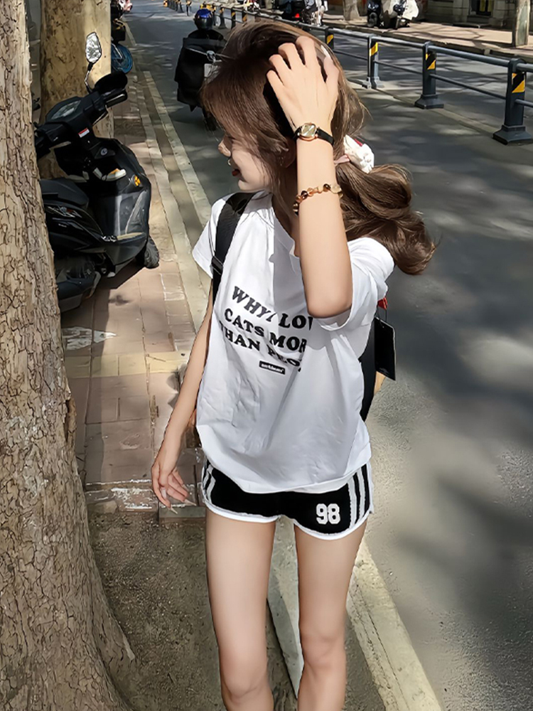 High-Waisted Black Patchwork Lace Trim Shorts for Women - Summer Retro Sexy Slim-Fit Sports Hot Pants High-Waisted Black Patchwork Lace Trim Shorts for Women - Summer Retro Sexy Slim-Fit Sports Hot Pants