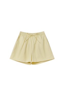 High-Waisted Blue Elastic Waistband Loose Sports Shorts for Women - Summer Slim-Fit Casual Athletic Shorts