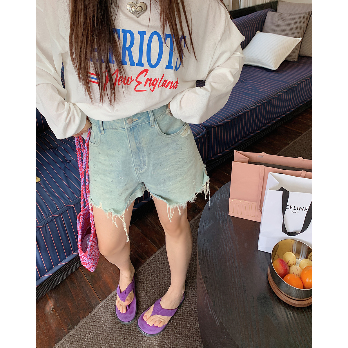 High-Waisted Distressed Denim Shorts for Women - Plus Size Trendy Summer 2025 Fashion High-Waisted Distressed Denim Shorts for Women - Plus Size Trendy Summer 2025 Fashion