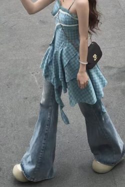 High-Waisted Flared Pants for Women - 2025 Plus Size Loose-Fitting Jeans, Comfortable and Stylish Slightly Flared Design