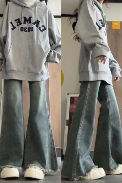 High-Waisted Flared Pants for Women - Loose Fit Denim Micro-Flare in 2025 Style, Perfect for Petite and Plus-Size Figures