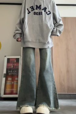 High-Waisted Flared Pants for Women - Loose Fit Denim Micro-Flare in 2025 Style, Perfect for Petite and Plus-Size Figures