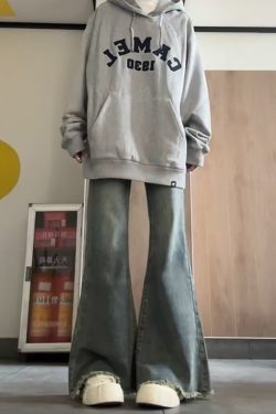 High-Waisted Flared Pants for Women - Loose Fit Denim Micro-Flare in 2025 Style, Perfect for Petite and Plus-Size Figures