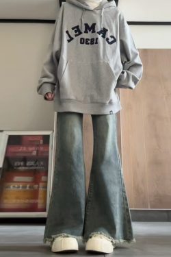 High-Waisted Flared Pants for Women - Loose Fit Denim Micro-Flare in 2025 Style, Perfect for Petite and Plus-Size Figures