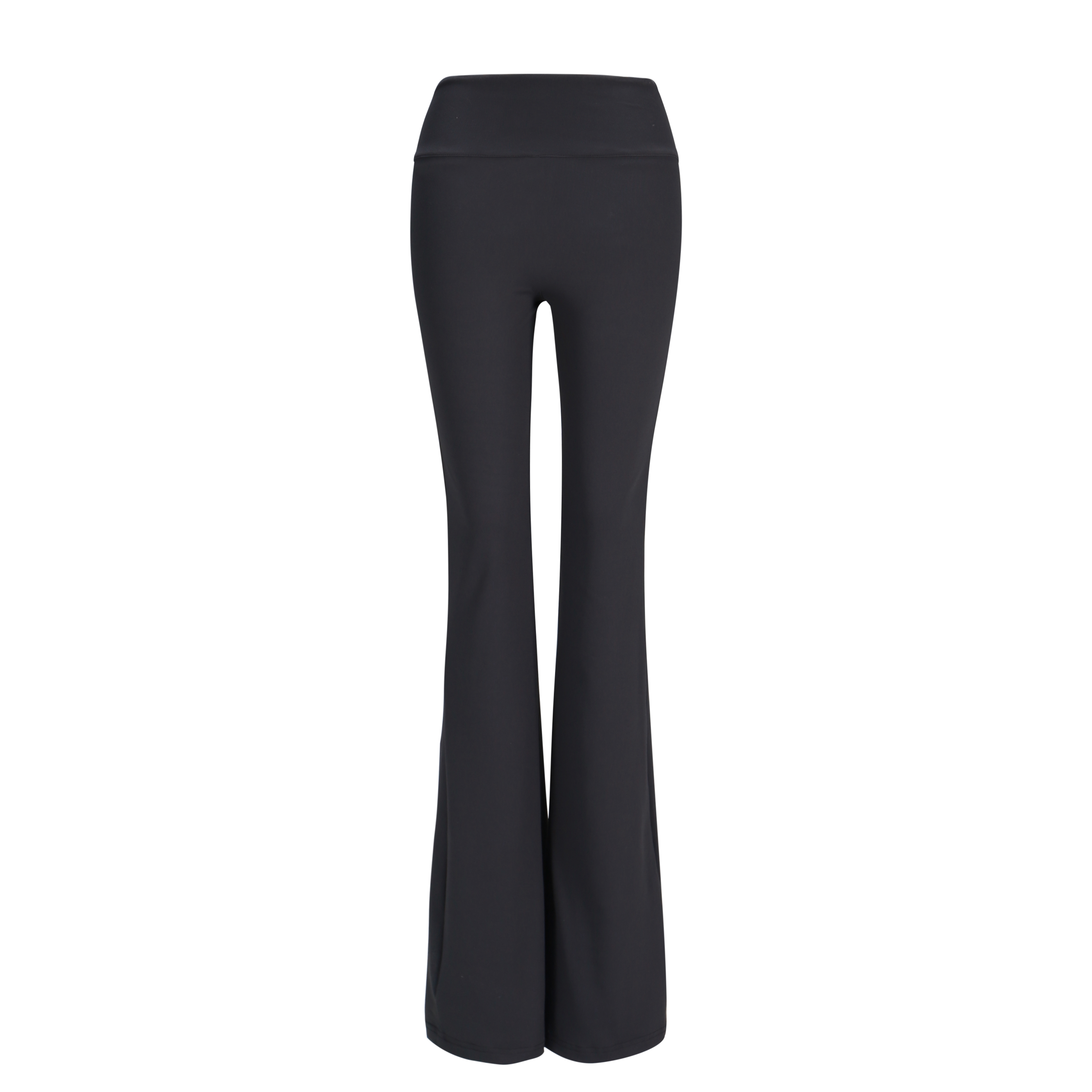 High-Waisted Flared Sports Pants with Elastic Nude Feel, Slimming Yoga Bell-Bottoms for Activewear and Fitness Fashion High-Waisted Flared Sports Pants with Elastic Nude Feel, Slimming Yoga Bell-Bottoms for Activewear and Fitness Fashion