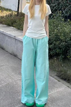High-Waisted Loose Wide-Leg Casual Pants for Women - American Style Spring/Summer 2025 Slimming Cool Straight Trousers
