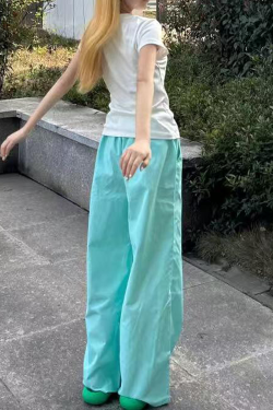 High-Waisted Loose Wide-Leg Casual Pants for Women - American Style Spring/Summer 2025 Slimming Cool Straight Trousers