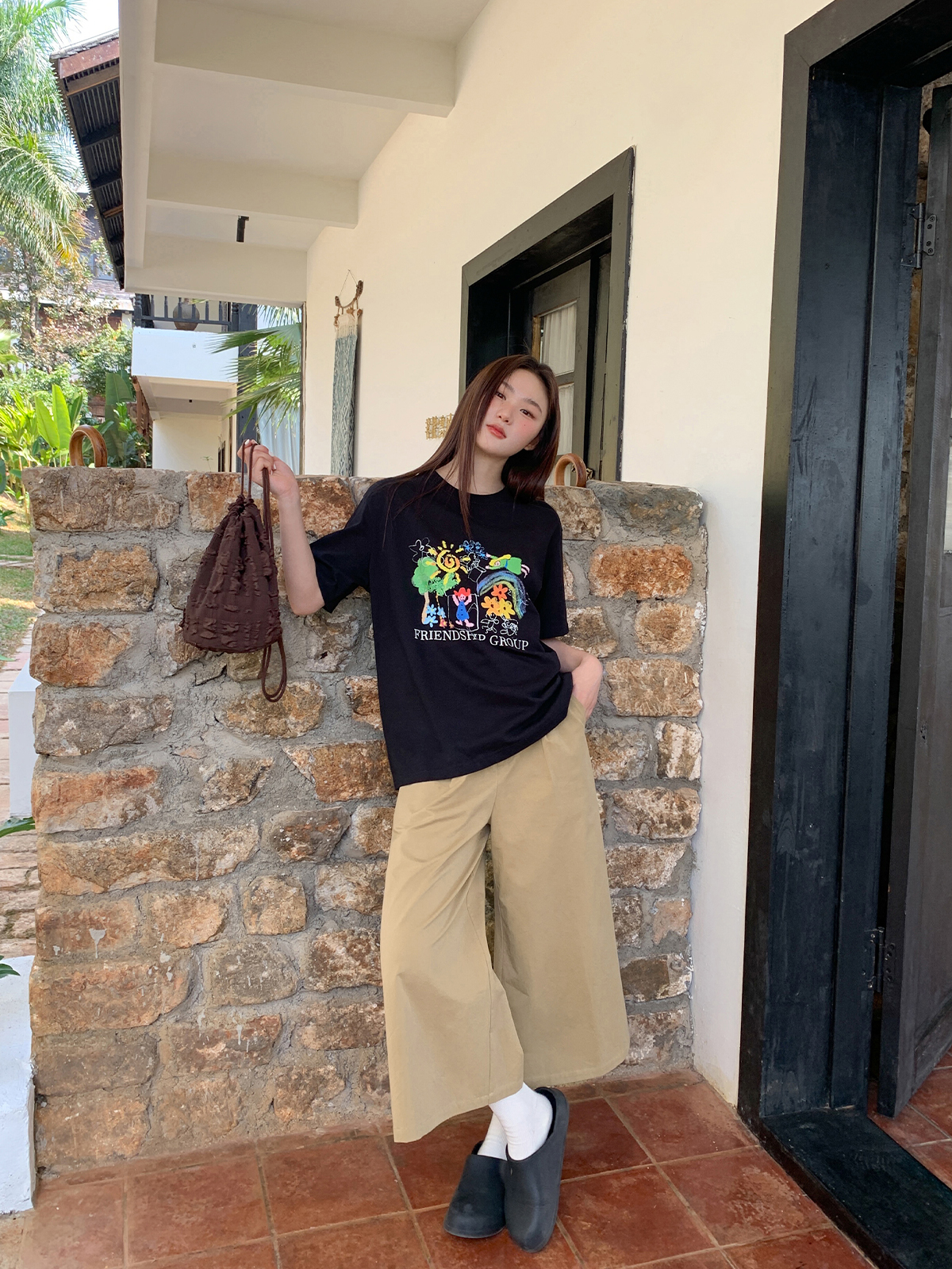 High-Waisted Pleated Casual Pants for Women - Summer 2025 Narrow-Edged Three-Quarter Wide-Leg Design High-Waisted Pleated Casual Pants for Women - Summer 2025 Narrow-Edged Three-Quarter Wide-Leg Design