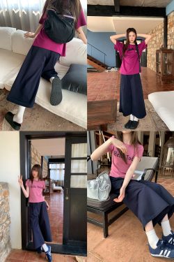 High-Waisted Pleated Casual Pants for Women - Summer 2025 Narrow-Edged Three-Quarter Wide-Leg Design