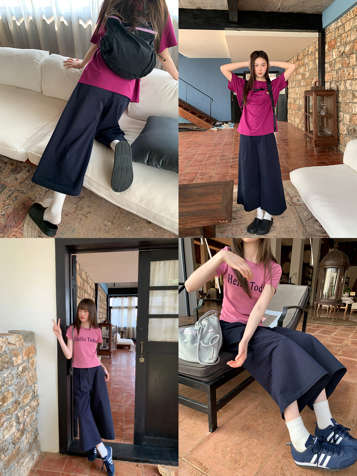 High-Waisted Pleated Casual Pants for Women - Summer 2025 Narrow-Edged Three-Quarter Wide-Leg Design High-Waisted Pleated Casual Pants for Women - Summer 2025 Narrow-Edged Three-Quarter Wide-Leg Design