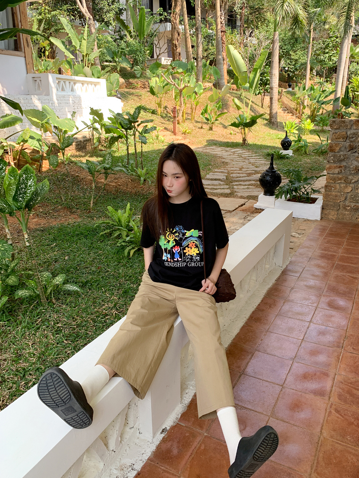 High-Waisted Pleated Casual Pants for Women - Summer 2025 Narrow-Edged Three-Quarter Wide-Leg Design High-Waisted Pleated Casual Pants for Women - Summer 2025 Narrow-Edged Three-Quarter Wide-Leg Design