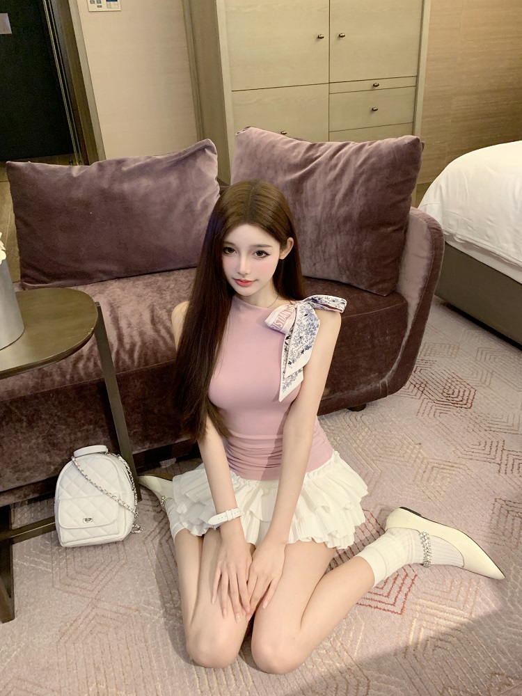 High-Waisted Pleated Short Skirt for Women - Slimming White Cake Skirt, Y2K Internet Celebrity Style High-Waisted Pleated Short Skirt for Women - Slimming White Cake Skirt, Y2K Internet Celebrity Style