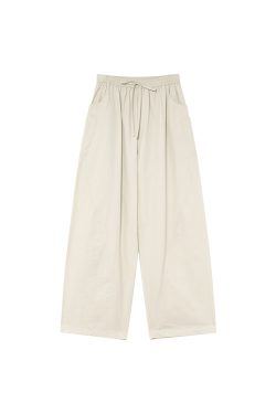 High-Waisted Slim Straight Multi-Pocket Casual Pants for Women - Summer Style, Narrow Edge Design, Trendy and Comfortable