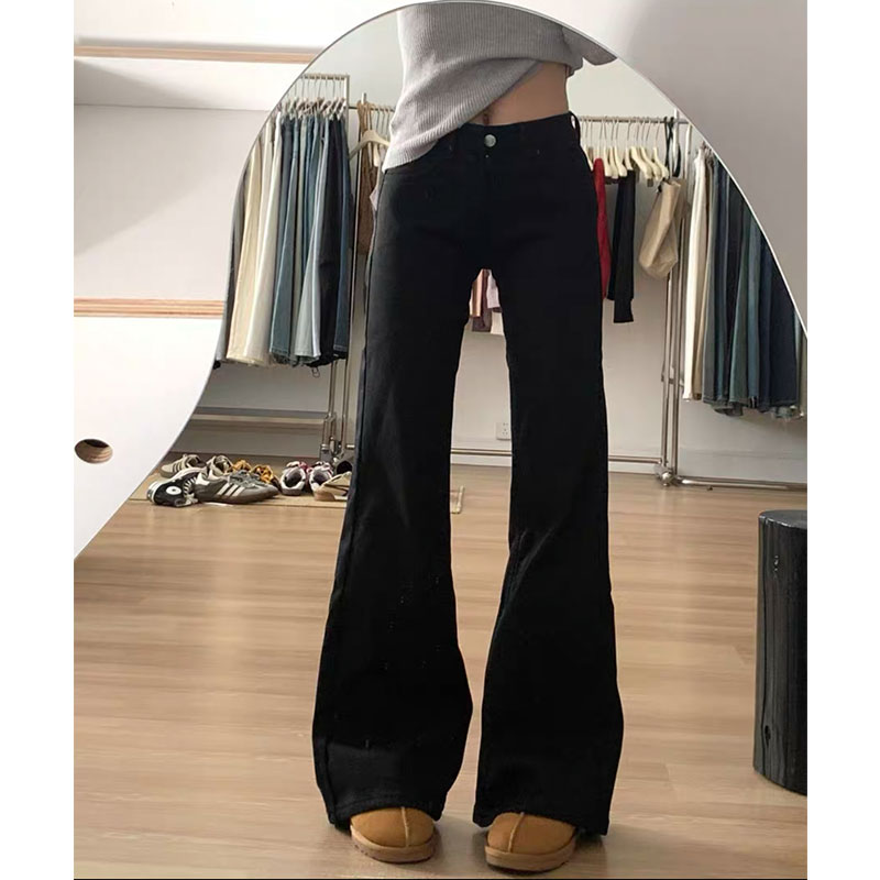 High-Waisted White Flared Pants for Women - Petite & Plus Size Slimming Straight-Leg Bell-Bottoms, Trendy Y2K Style High-Waisted White Flared Pants for Women - Petite & Plus Size Slimming Straight-Leg Bell-Bottoms, Trendy Y2K Style