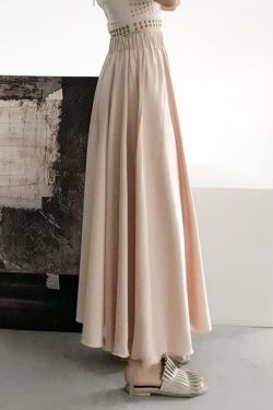 High-Waisted Wide-Leg Satin Casual Pants for Women - Elastic Waist, Vacation Chiffon Beach Style Trousers, Perfect for Summer Outfits