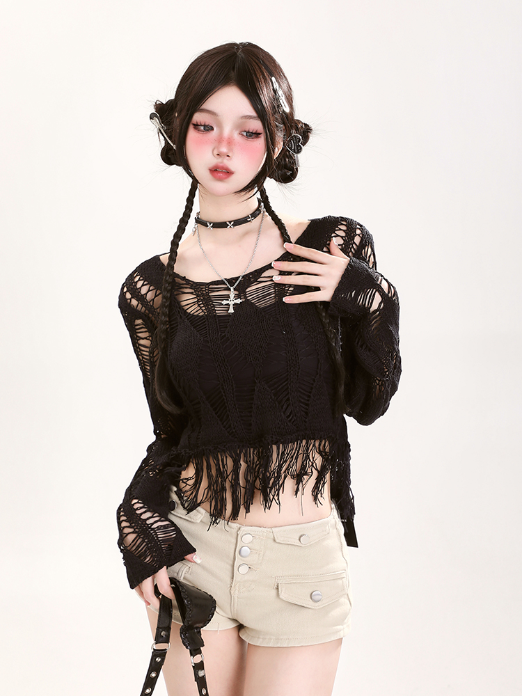 Hollow Knit Top for Women - Summer Casual Loose Short Sleeve Sun Protection Cover-Up Shirt, Versatile Lightweight Fashion Hollow Knit Top for Women - Summer Casual Loose Short Sleeve Sun Protection Cover-Up Shirt, Versatile Lightweight Fashion