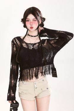 Hollow Knit Top for Women - Summer Casual Loose Short Sleeve Sun Protection Cover-Up Shirt, Versatile Lightweight Fashion