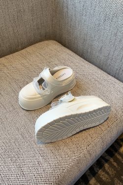 Hollow Thick Sole Baotou Half Slippers for Women - Velcro Height-Increasing Casual Summer Footwear 2025 Style