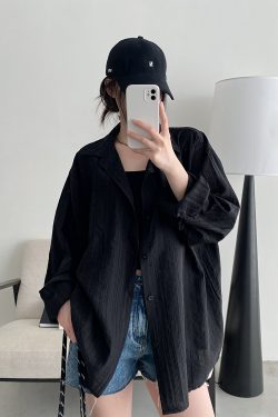 Island Memory Summer Sun Protection Tencel Shirt Jacket for Beach, Lightweight Outerwear for Sunny Days, Ideal for Vacation and Travel