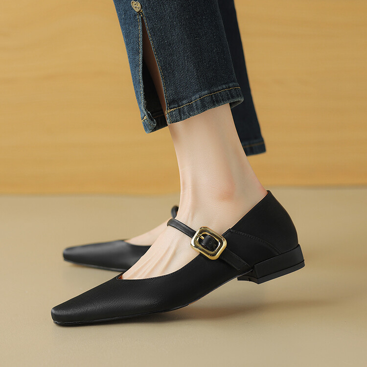 Italian-Inspired Low-Heeled Mary Jane Shoes for Women - Stylish French Literary Flat Single Shoes Italian-Inspired Low-Heeled Mary Jane Shoes for Women - Stylish French Literary Flat Single Shoes