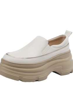 Italian-Style 8cm Soft Sole Genuine Leather Casual Thick-Soled Shoes for Ultimate Comfort