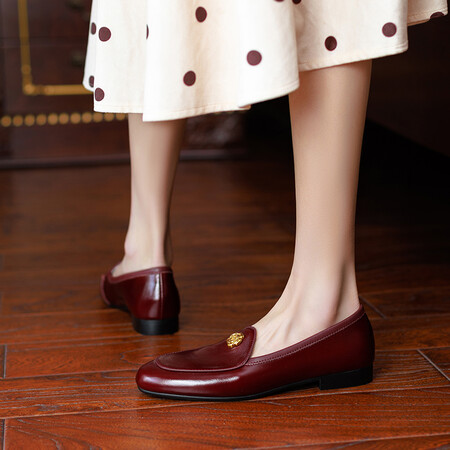 Italian-Style Chunky-Heeled Slip-On Shoes - 2 cm Soft-Soled Comfortable Footwear for All Occasions Italian-Style Chunky-Heeled Slip-On Shoes - 2 cm Soft-Soled Comfortable Footwear for All Occasions